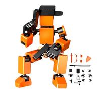 Action Figure con Stampa 3D - Action Figure 3D articolate | Thug con cappuccio, eroe versatile mobile, robot articolato flessibile | Giocattolo da scrivania creativo per dipingere la fo