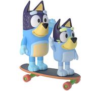 Bluey Skateboard Action Figure 2 Confezione Bluey & Bandito