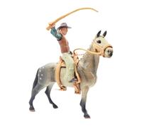 Action figure di cavallo con modello di cavallo piccolo in PVC da sella per