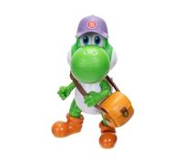 Action figure di Yoshi da 12,7 cm (5 pollici) tratta dal film Super Mario Galaxy, con accessori, prodotto con licenza ufficiale Jakks Pacific, 20 punti di articolazione e divertenti accessori inclusi