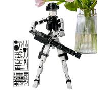 Action figure - Display da collezione Decorazione desktop robot | Giochi mobili comodi giocattolo | Giocattoli di manichini ideali per la decorazione della scrivania, il gioco e la posa creativa per c