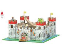 ACTION FIGURE DISTRIBUTORI GIOCATTOLI CASTELLO IN LEGNO 50X56CM