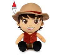 ONE PIECE Peluche LUFFY D MONKEY Live Action - morbido personaggio da collezione - altezza 25cm