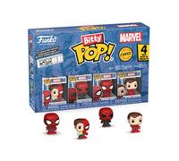 ACTION FIGURE FUNKO 85704PDQ Bitty POP Marvel Spider-Man Parker Split Series 4 4 pezzi 2,3 cm