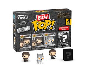 Action Figure FUNKO Game of Thrones Bitty POP! Figurine in vinile, confezione da 4 - Ned Stark, 2,5 cm