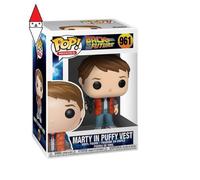 Funko POP! Movies: BTTF - Marty McFly in Puffy Vest - Back To The Future - Ritorno Al Futuro - Figura in Vinile da Collezione - Idea Regalo - Merchandising Ufficiale - Giocattoli per Bambini e Adulti
