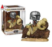 Funko Figura Star Wars The Mandalorian Mando On Bantha Child In Bag One Size Multicolor