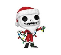 Nightmare Before Christmas 30th Funko POP Disney Vinile Figura Santa Jack 9 cm