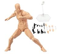 Action Figure Gesti Figura snodabile Manichino da disegno leggero con supporto e accessori Modello da disegno per artisti Schizzi Pittura Uomo