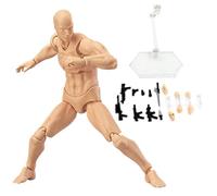 Action Figure Gestures Poseable Figure Lightweight Drawing Mannequin with Stand Support ＆ Accessories Drawing Model for Artists Sketching, Painting Male