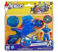 ACTION FIGURE HASBRO AVN TURBO MOTO BLAST DI CAPT AMERICA 10 CM