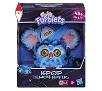 Furby Furblets, KPOP Demon Hunters, Derpy la Tigre, Mini Giocattolo Peluche elettronico da 7,6 cm collezionabile