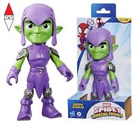 Hasbro Marvel Spidey and His Amazing Friends, action figure di Green Goblin di grandi dimensioni, action figure da 22,5 cm, giocattoli per bambini e bambine in età prescolare