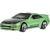 ACTION FIGURE HOT WHEELS JCB59 AUTO IN METALLO E PLASTICA NERO E VERDE SCALA 1:64