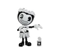 Action Figure Hula Bendy da 12,7 cm con Accessori, Ufficiale Bendy & the Ink Machine by Jakks Pacific, Include Zuppa di Pancetta e Proiettore Interattivo, Personaggio Articolato da Collezione