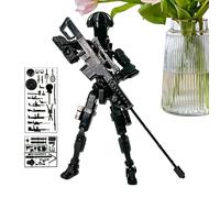 Action Figure - Imbarcazione meccanica snodata da 13,5 cm, fascino visivo accattivante | Giocattolo mobile multisnodabile in PP con mobilità, giocattolo robot mobile per attività su scaffale da scriva