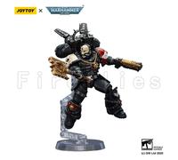 Action Figure JOYTOY 1/18 40K Blood Angels Lemartes con Jump Pack, Blood Crozius e Pistola Absolver Bolt, Giocattolo Anime