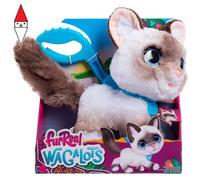 Just Play Peluche interattivo di gattino furReal Wag-A-Lots, gattino di peluche