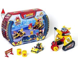ACTION FIGURE MAGIC BOX T-RACERS PLAYSET 1X4 TURBO CRANE