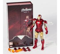 action figure Marvel IRON MAN Mark VI MK6 Iron Man 2 ZD Toys