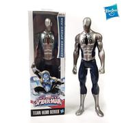 Action Figure Marvel Legends Spiderman Argento Corazzato 28cm Hasbro Titan Hero