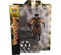 Marvel Select Action Figura Unmasked Brown Costume Wolverine 18 Cm Diamond Selec