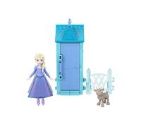 Mattel Disney Frozen Toys, piccola bambola Arendelle con 5 sorprese tra cui bambola, figura di amico e 3-4 accessori villaggio (gli stili possono variare)