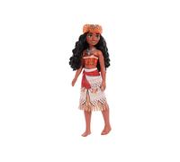 Disney princess - vaiana, bambola snodata con capi e accessori scintillanti ispirati al film disney, giocattolo per bambini, 3+ anni, hpg68