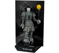 McFarlane Es Welcome to Derry Movie Maniacs Figur Pennywise (Black & White) 16 c