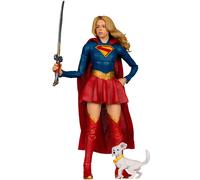 Action figure McFarlane Supergirl e Baby Krypto DC Multiverse 18 cm