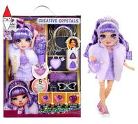 ACTION FIGURE MGAE RAINBOW HIGH CREATIVE CRYSTALS FASHION DOLL- VIOLET