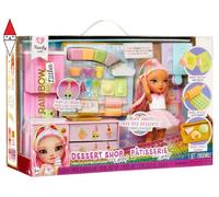 ACTION FIGURE MGAE RAINBOW HIGH LITTLE DESSERT SHOP WITH KANDY PLAYSET