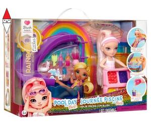 ACTION FIGURE MGAE RAINBOW HIGH LITTLE POOL DAY WITH BLUSH PLAYSET