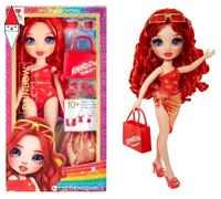 ACTION FIGURE MGAE RAINBOW HIGH SWIM AND STYLE FASHION DOLL RUBY (RED)