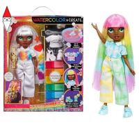 ACTION FIGURE MGAE RAINBOW HIGH WATERCOLOR AND CREATE THEME DOLLS- GREEN EYES