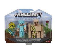 Action figure Minecraft 8 cm - confezione doppia con accessori