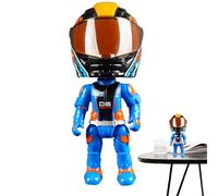 Action figure moto - 1.97x2.17x4.72 pollici Figure di azione della bici di terra | Trasformazione del polso del motociclo, figure da collezione versione 3d Q, giocattolo d