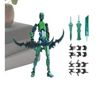 Action figure per bambini, stampate in 3D, assemblaggio, articolazioni, decorazioni, action figure per il bambino, per Natale, , ragazzi, bambini, film anime e compleanno