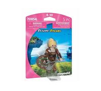 ACTION FIGURE PLAYMOBIL 70854 Vikinga - Multicolore, 39 pezzi, compatibile con Playmo-Friends, da 4 anni