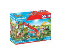 ACTION FIGURE PLAYMOBIL 70987 - Set piscina con scivolo