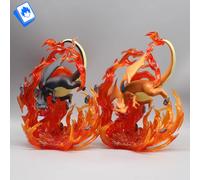 Action Figure Pokémon Charizard Red e Black 20cm STATUA DA COLLEZIONE Anime