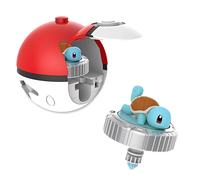 Action Figure Pokémon Pikachu Charmander Squirtle Eevee + Trottola Set Bambino