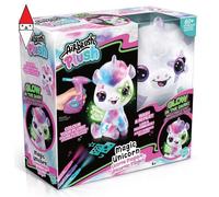 ROCCO GIOCATTOLI AIRBRUSH PLUSH UNICORNO MAGICO BRILLA AL BUIO