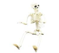 Action Figure Scheletro - Modello Di Cranio Articolare Mobile Per Oggetti Di Scena Di Halloween | Figurina Di Scheletro Flessibile, Giocattolo Osseo Umano Realistico, Figura Di Decorazione Di Hallowee