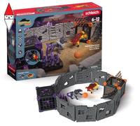 Schleich 42673 battlecave arena: lava vs. ombra, da 7-12 anni, eldrador - playset