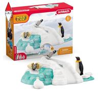 schleich 42661 Penguin Family Fun, from 3 years, WILD LIFE - Playset, 14 pieces