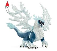 SCHLEICH Eldrador Creatures Ice Dragon Toy Figure, 7 to 12 Years, Blue/White [70790]