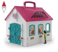ACTION FIGURE SCHLEICH STALLA A STABULAZIONE LIBERA (HORSE CLUB)