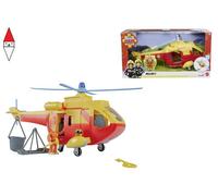 Simba Toys Sam il Pompiere Elicottero Wallaby con Accessori