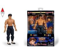 ACTION FIGURE SIMBA STREET FIGHTER II FEI-LONG PERSONAGGIO CM.15 ACCESSORI